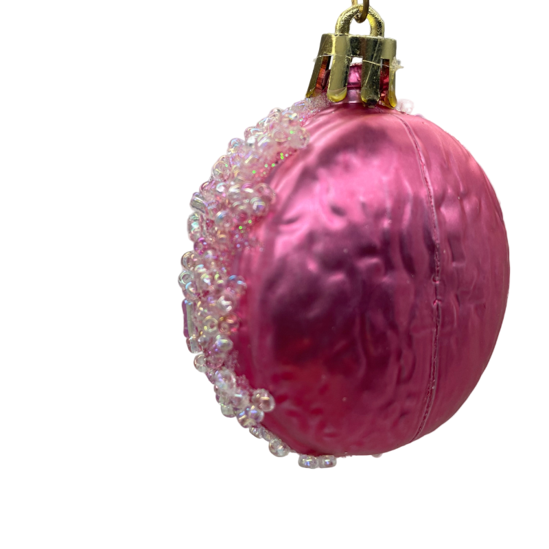 Weihnachtsbaumanhänger Macaron pink