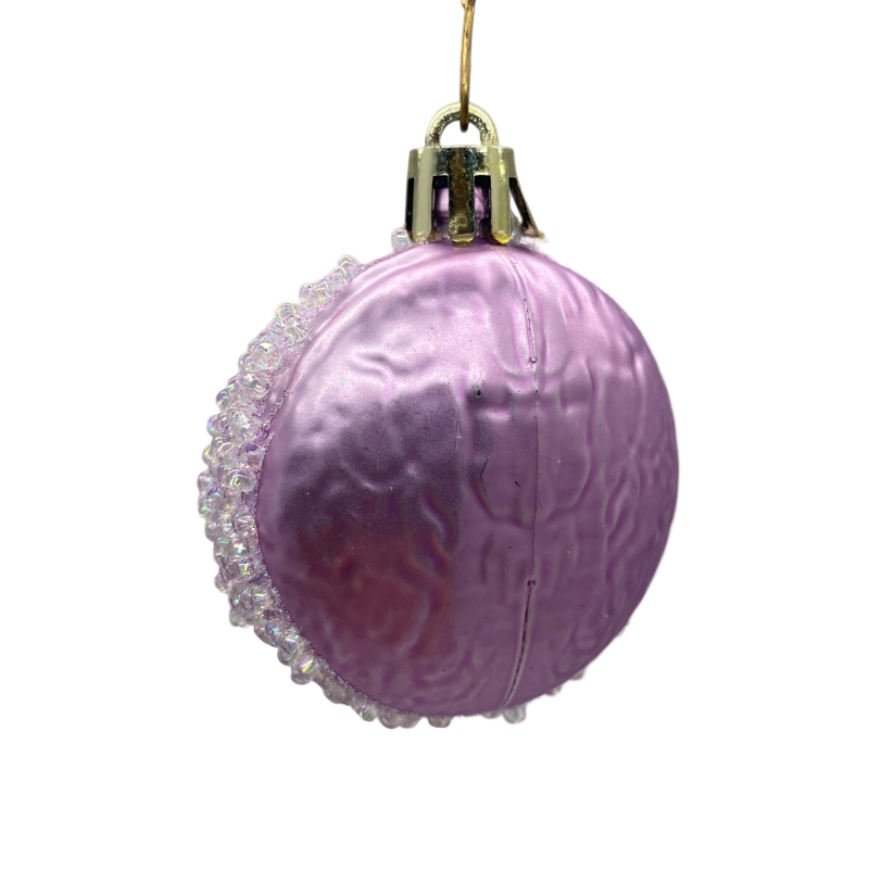Weihnachtsbaumanhänger Macaron violett