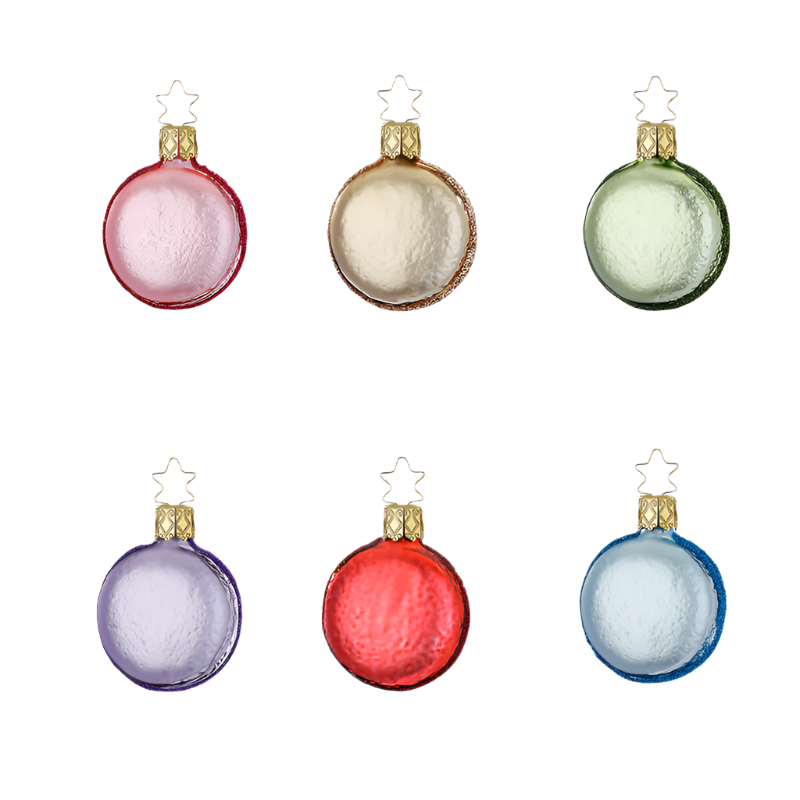 Macarons Weihnachtsanhänger