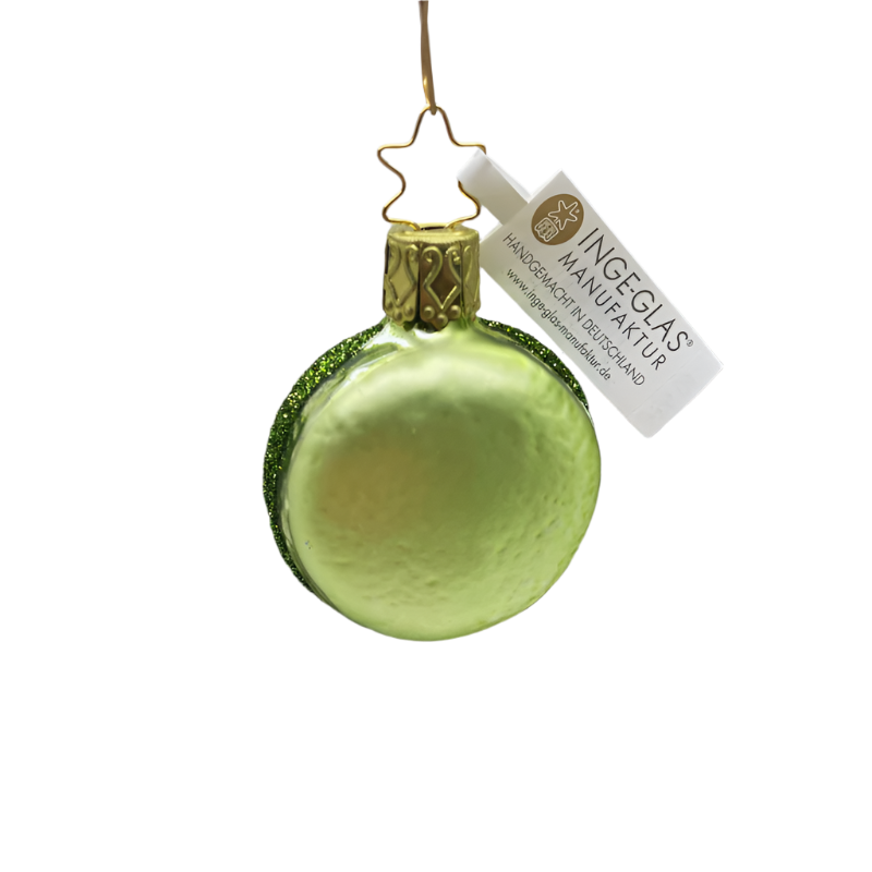 Macarons Weihnachtsanhänger grün