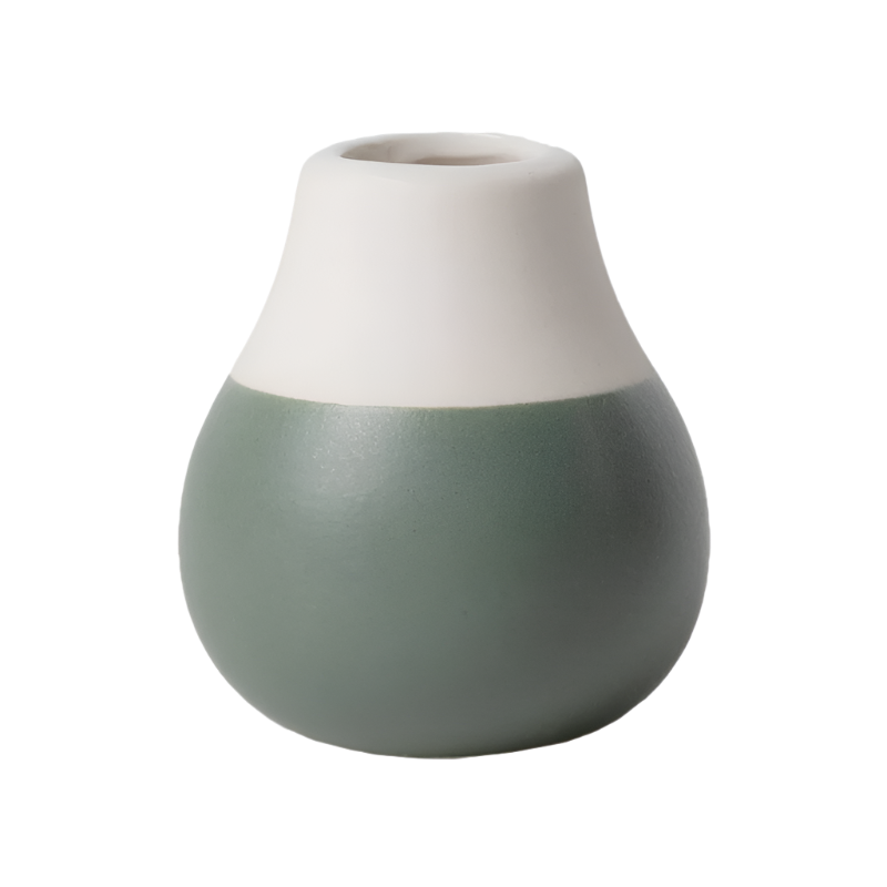 Mini Pastellvasen "4er Set" - Grün