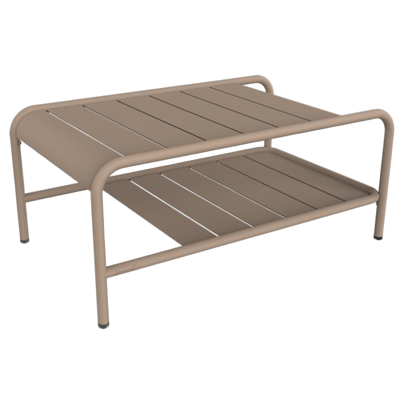 Luxembourg niedriger Tisch 90x55 Muskat