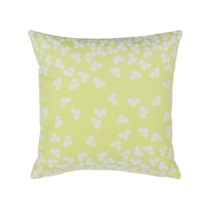 Outdoor-Kissen "Trèfle" 44 x44cm - Zitronensorbet