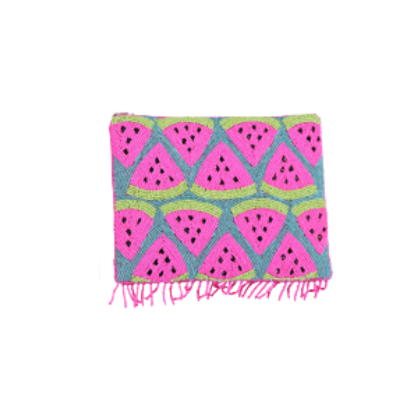 Perlen Clutch "Fruits"