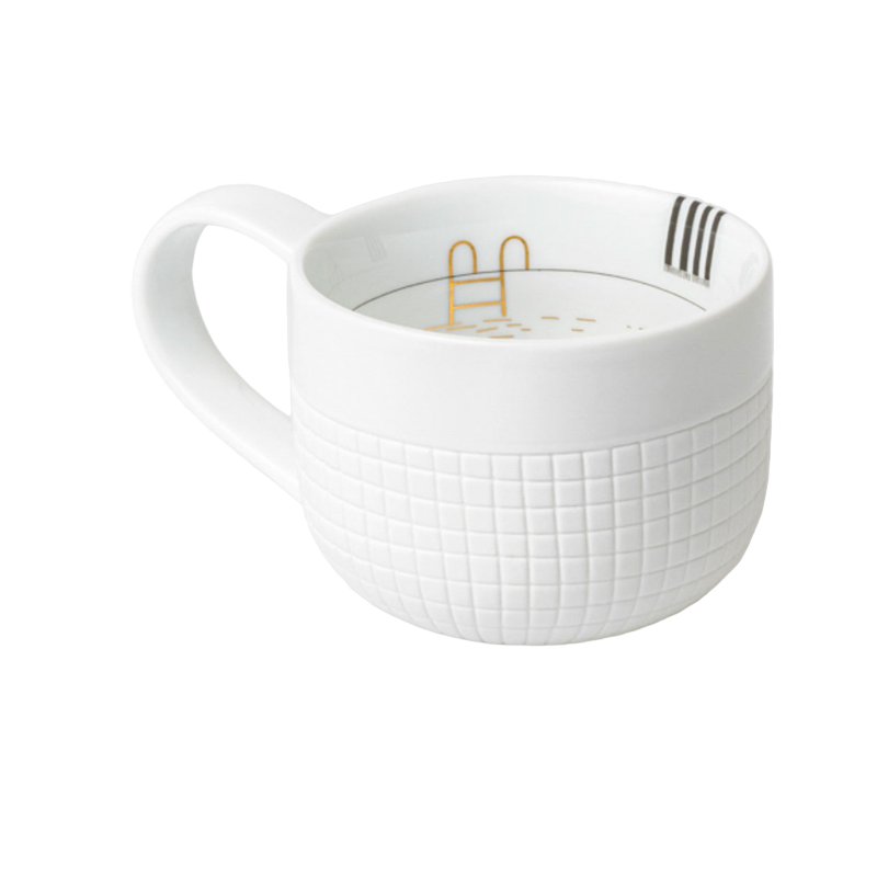 Porzellan Tasse Bildergeschichten "Badesee"