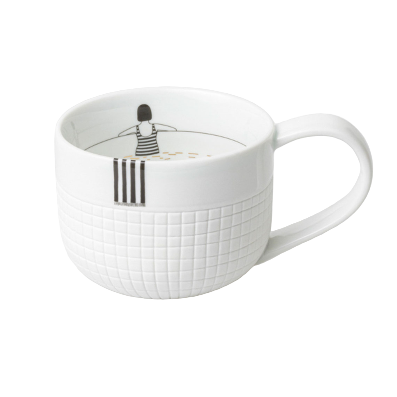 Porzellan Tasse Bildergeschichten "Badesee"