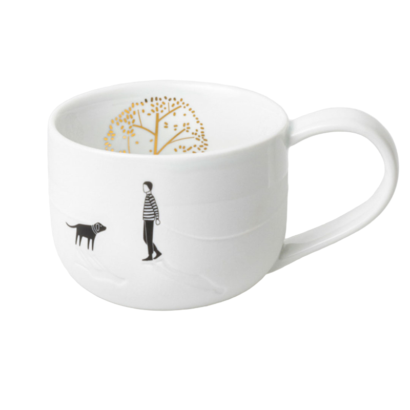 Porzellan Tasse Bildergeschichten "Parkspaziergang"