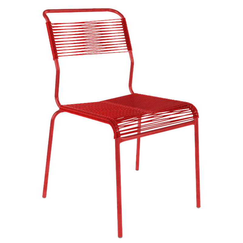 Spaghetti-Stuhl ohne Armlehne "Säntis"