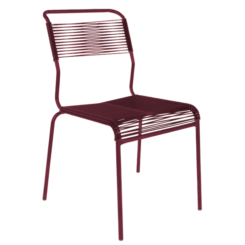 Spaghetti-Stuhl ohne Armlehne "Säntis"