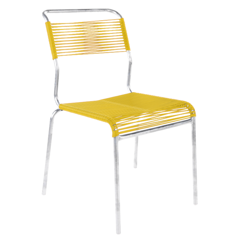 Spaghetti-Stuhl ohne Armlehne "Säntis"