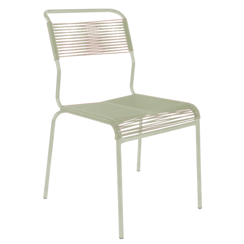 Spaghetti-Stuhl ohne Armlehne "Säntis"