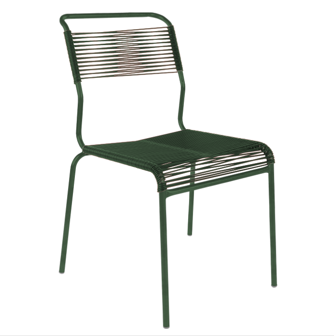 Spaghetti-Stuhl ohne Armlehne "Säntis"