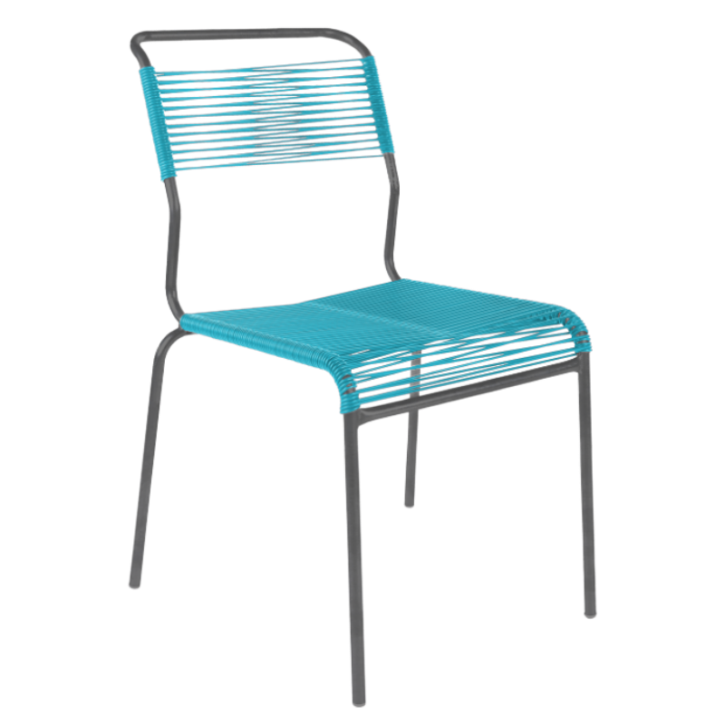 Spaghetti-Stuhl ohne Armlehne "Säntis"