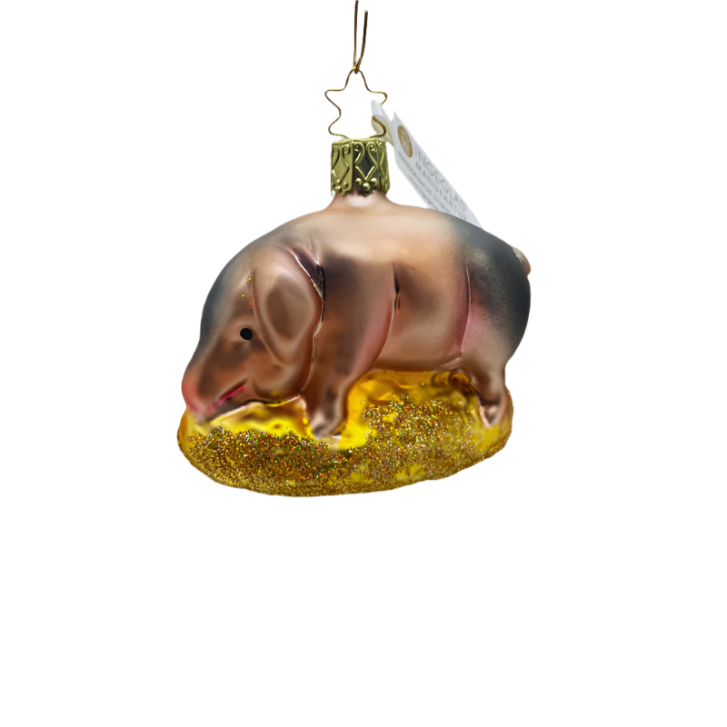 Saustarkes Schweinchen Weihnachtsanhänger