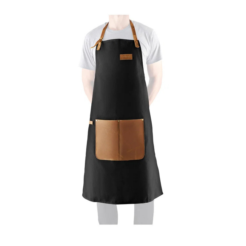 Schürze aus Canvas und Leder