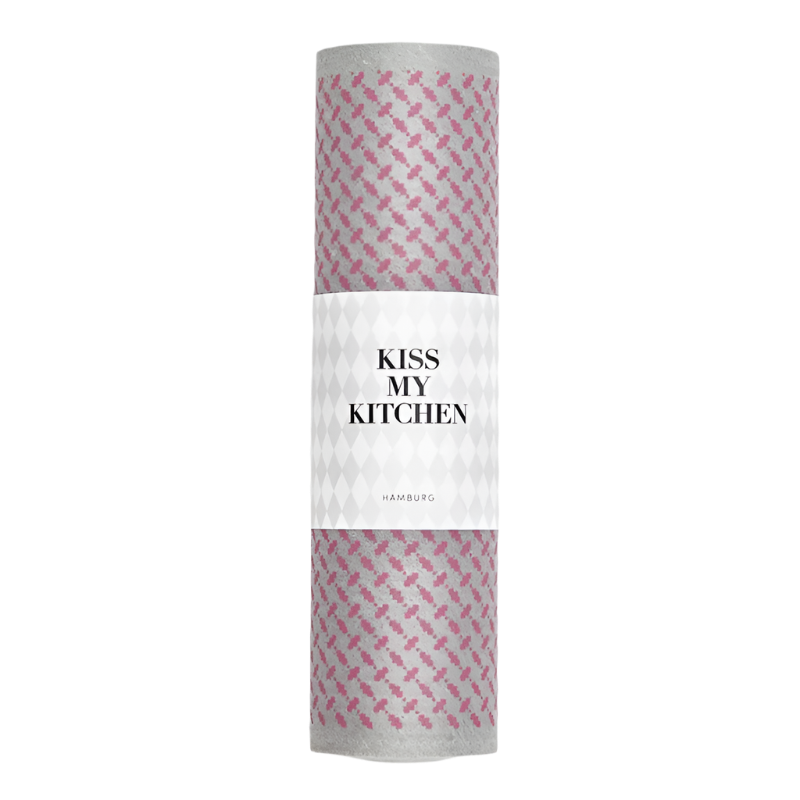 Schwammtuchrolle - Pali pur grey pink