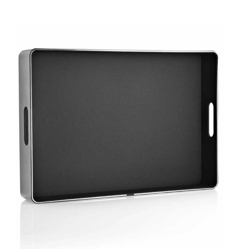 Serviertablett "Black" mit Griff