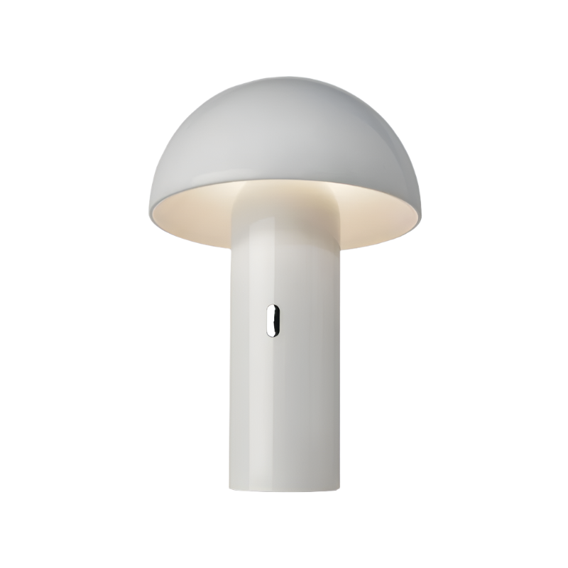 Sompex LED Indoor Tischleuchte Svamp das OriginalI in der Farbe Weiß auf einem weißen Hintergrund