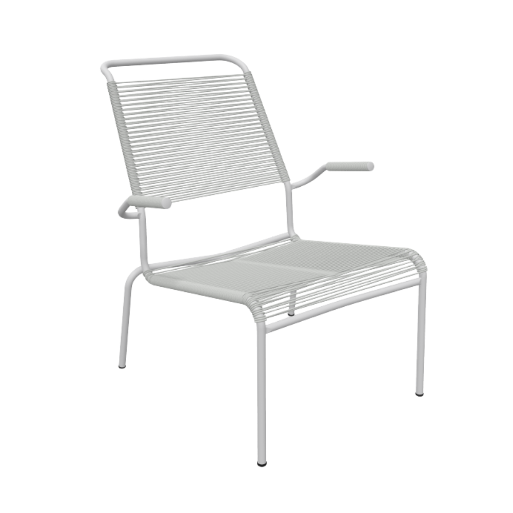 Spaghetti-Lounger mit Armlehne Hochlehner "Säntis"