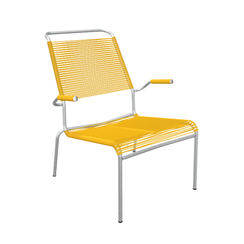 Spaghetti-Lounger mit Armlehne Hochlehner "Säntis"