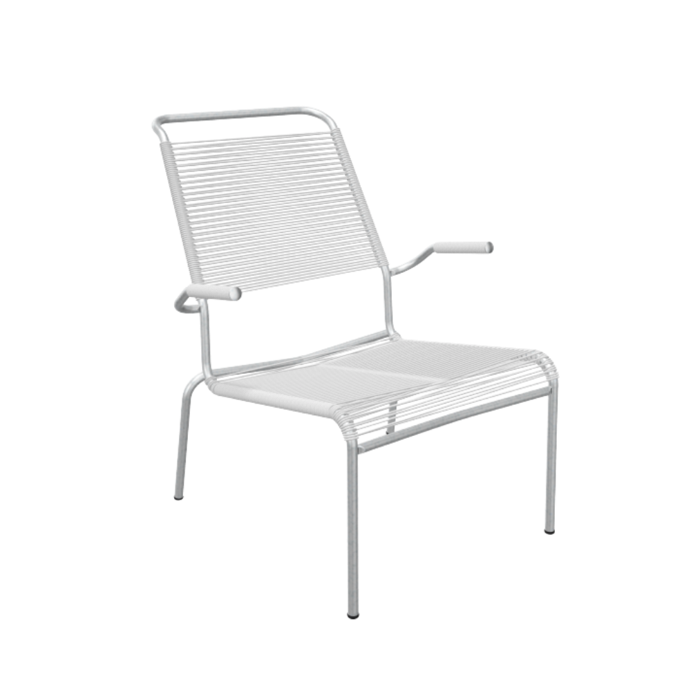 Spaghetti-Lounger mit Armlehne Hochlehner "Säntis"