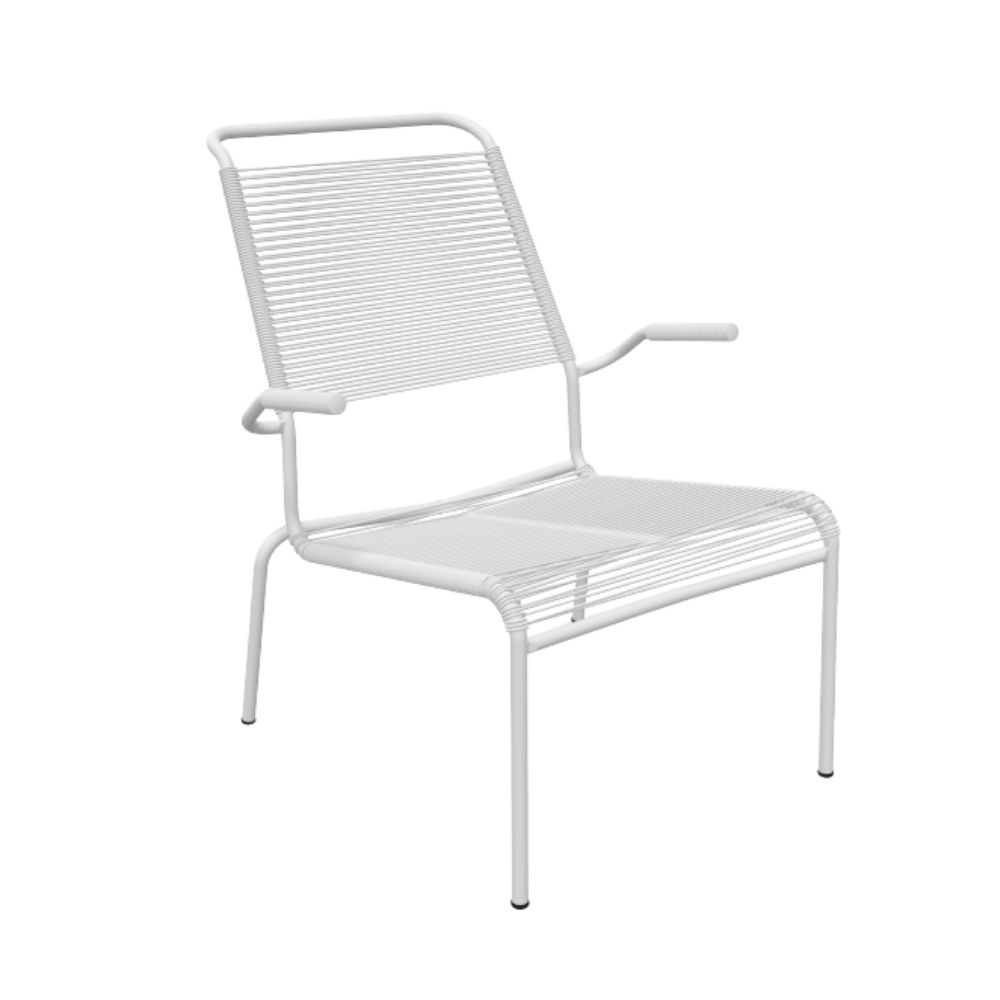 Spaghetti-Lounger mit Armlehne Hochlehner "Säntis"