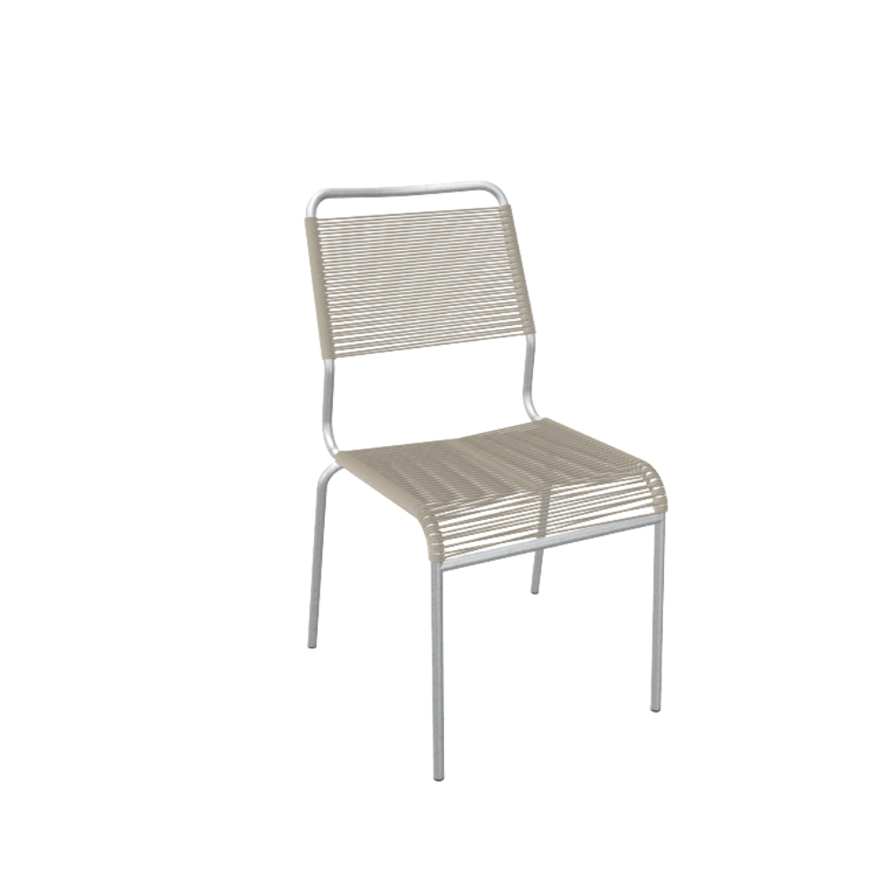 Spaghetti Stuhl "Rigi" ohne Armlehne - Comfort