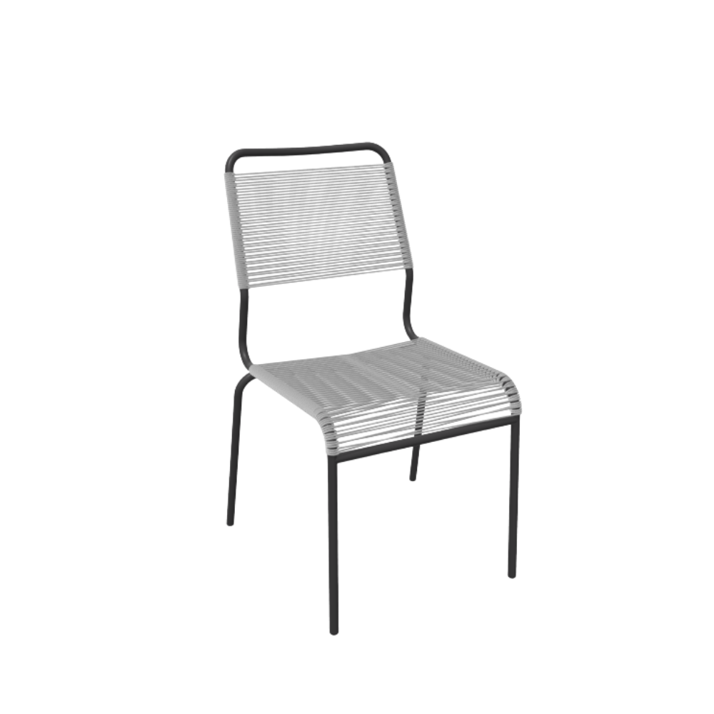 Spaghetti Stuhl "Rigi" ohne Armlehne - Comfort
