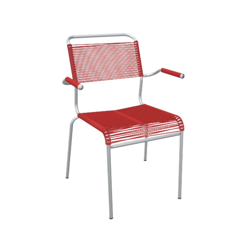Spaghetti-Stuhl mit Armlehne "Säntis"