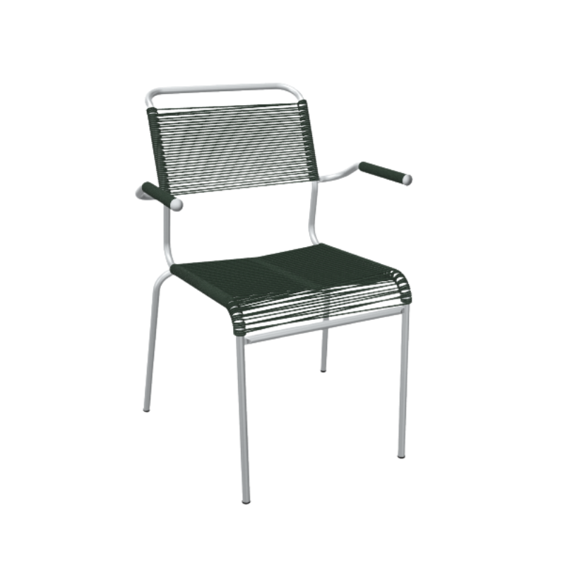 Spaghetti-Stuhl mit Armlehne "Säntis"