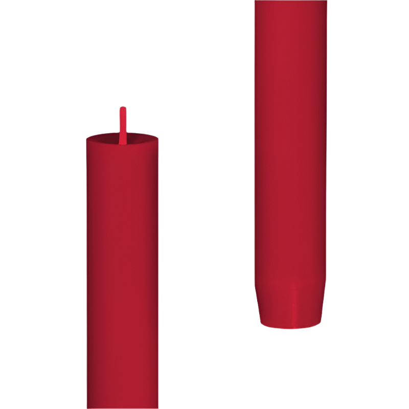 Stabkerze "Zinnober" - ⌀2.2cm