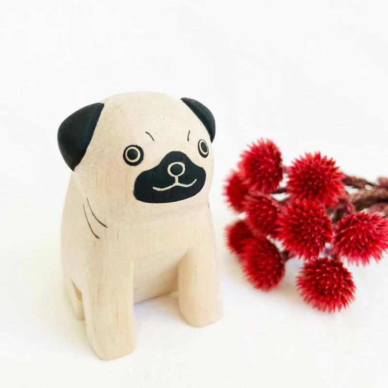 T-Lab Holzfiguren - Mops