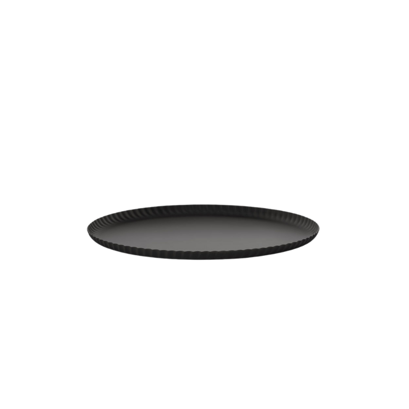 Tablett "Pleats" Ø31cm - Black