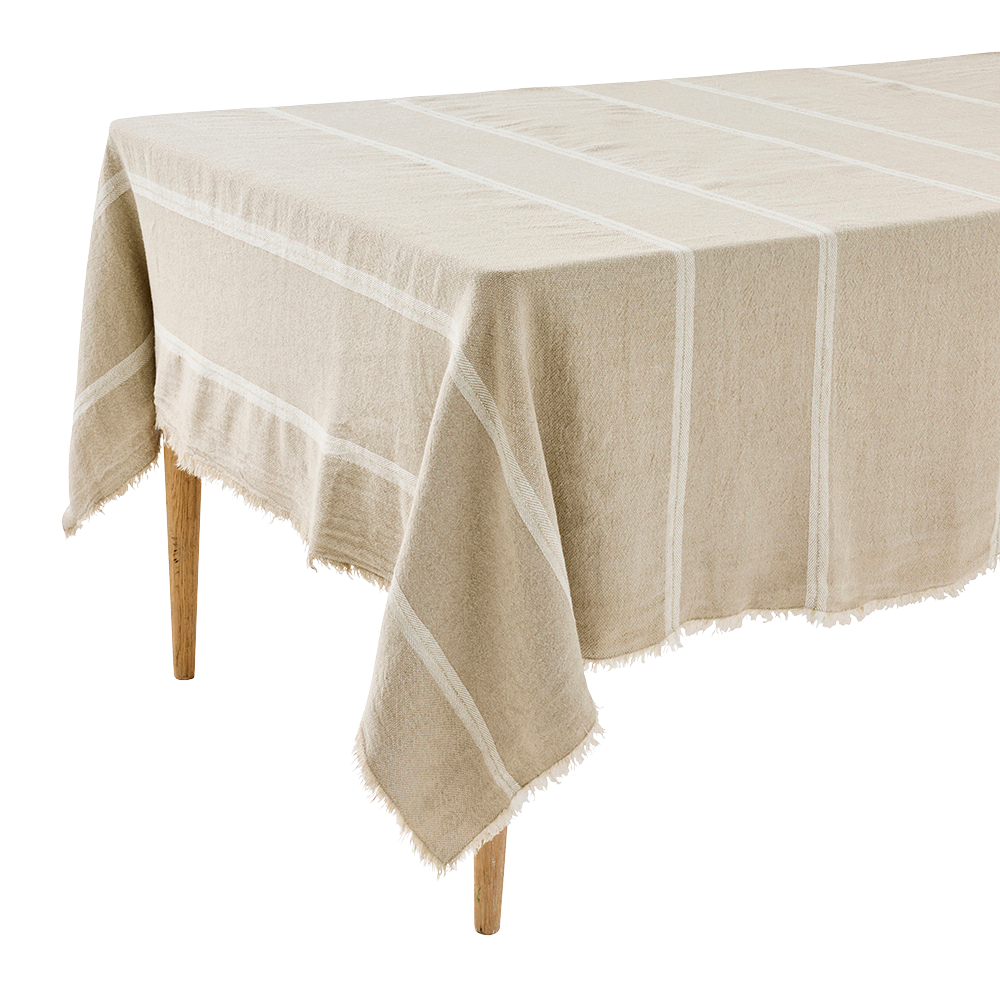 Tischdecke "Rosy" - Lin Blanc