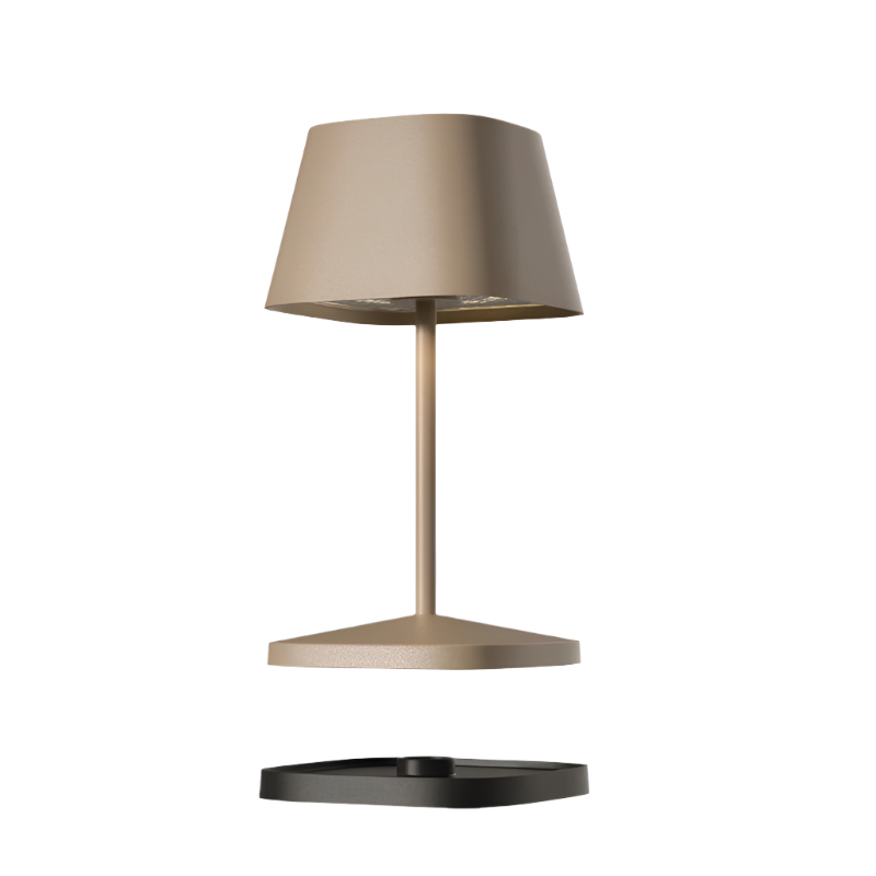 LED Tischlampe "Neapel RC" - Sand