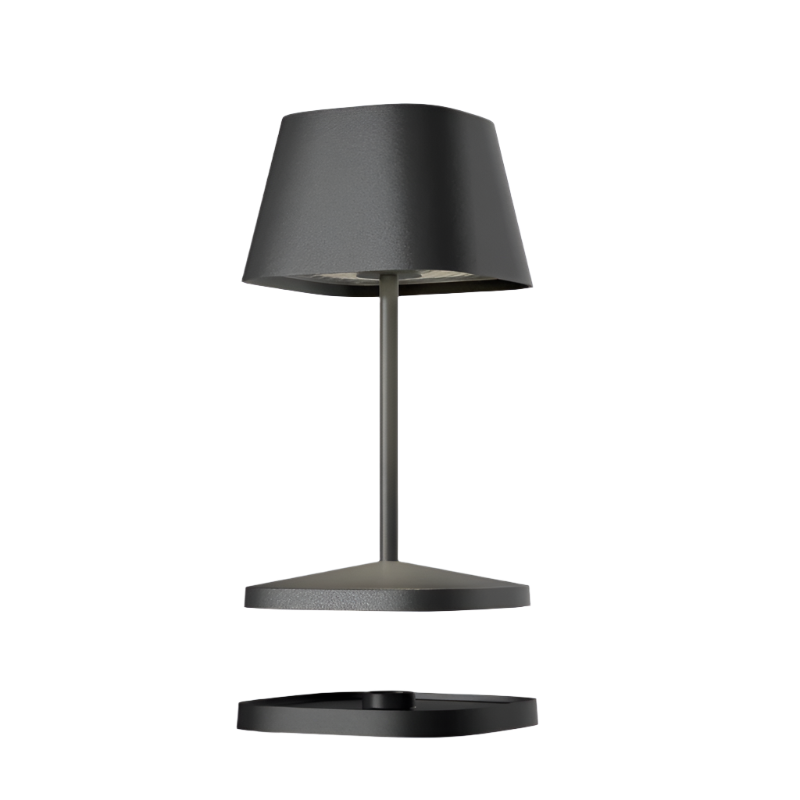 LED Tischlampe "Neapel RC" - Schwarz