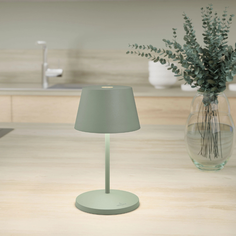 LED Tischlampe "Seoul RC" - Olivgrün