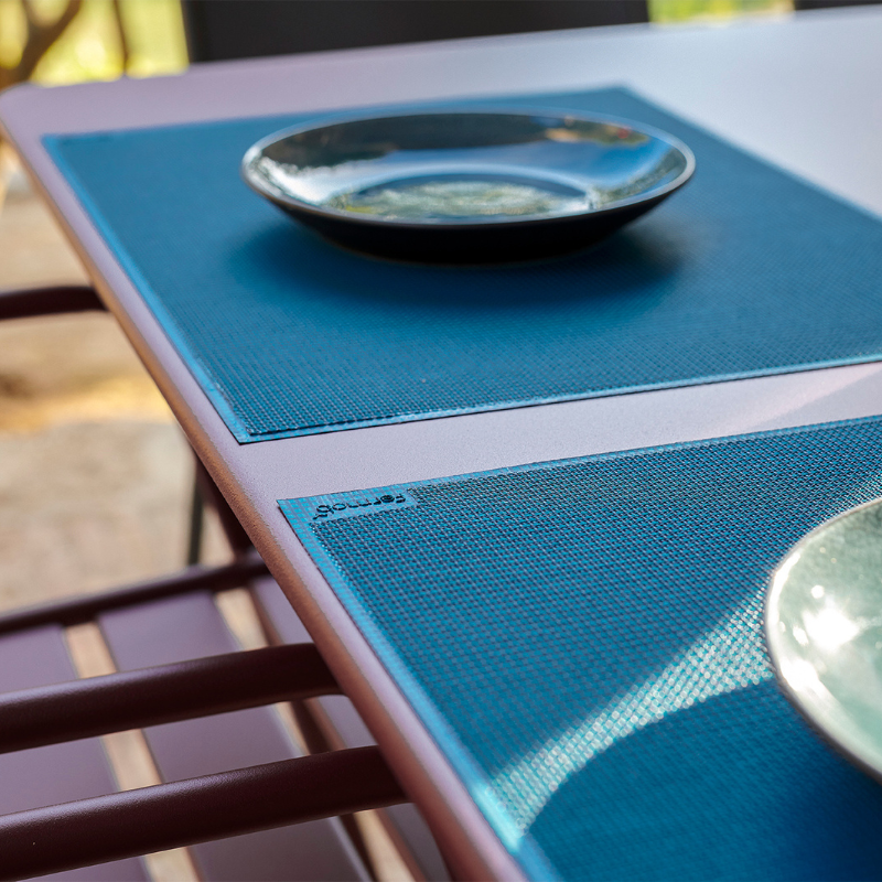 Outdoor Tischset "Basic" - Acapulcoblau