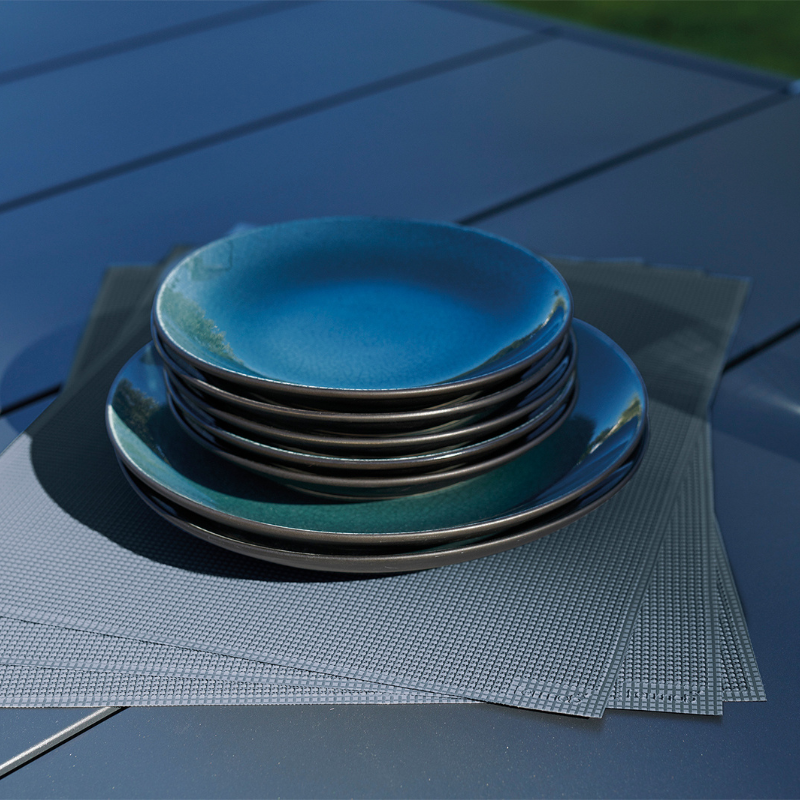 Outdoor Tischset "Basic" - Acapulcoblau