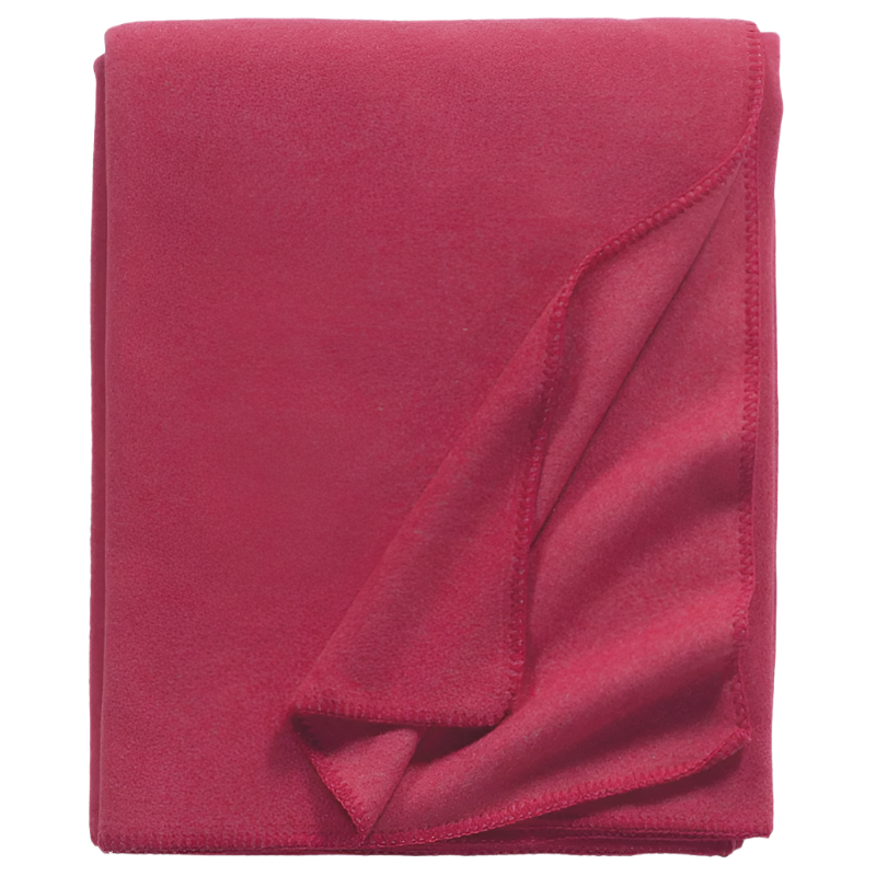 Fleece Decke "Tony" 160x200 cm - Merlot