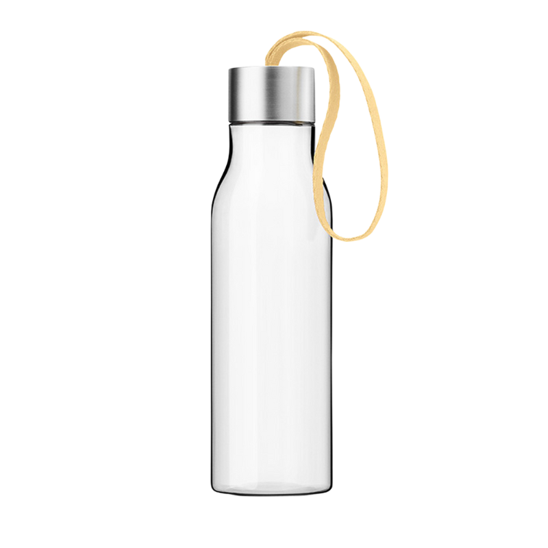 eva trio Trinkflasche 0,5 Liter in Lemon mit Aromaspieß