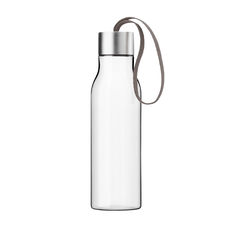 eva trio Trinkflasche 0,5 Liter in Taupe mit Trageschlaufe