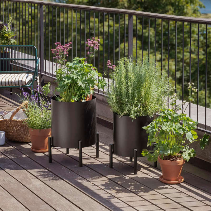 eva trio Übertopf Simply Grow, Detailansicht
