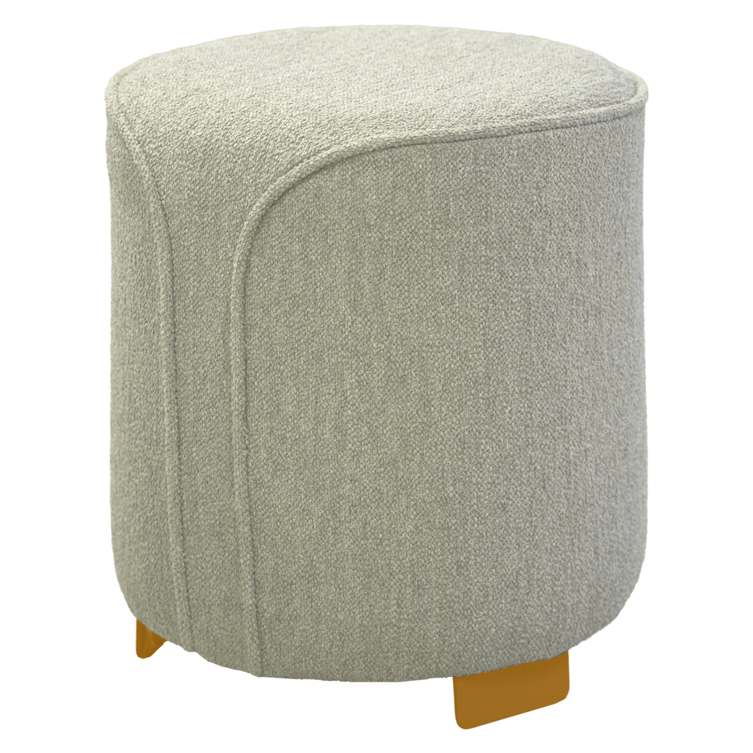 Runder Hocker "VOULEZ-VOUS" - BOUCLE