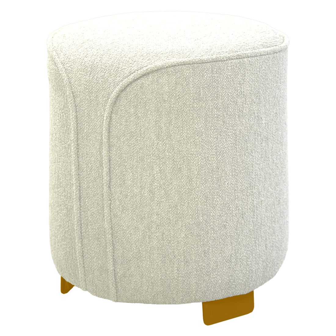 Runder Hocker "VOULEZ-VOUS" - BOUCLE