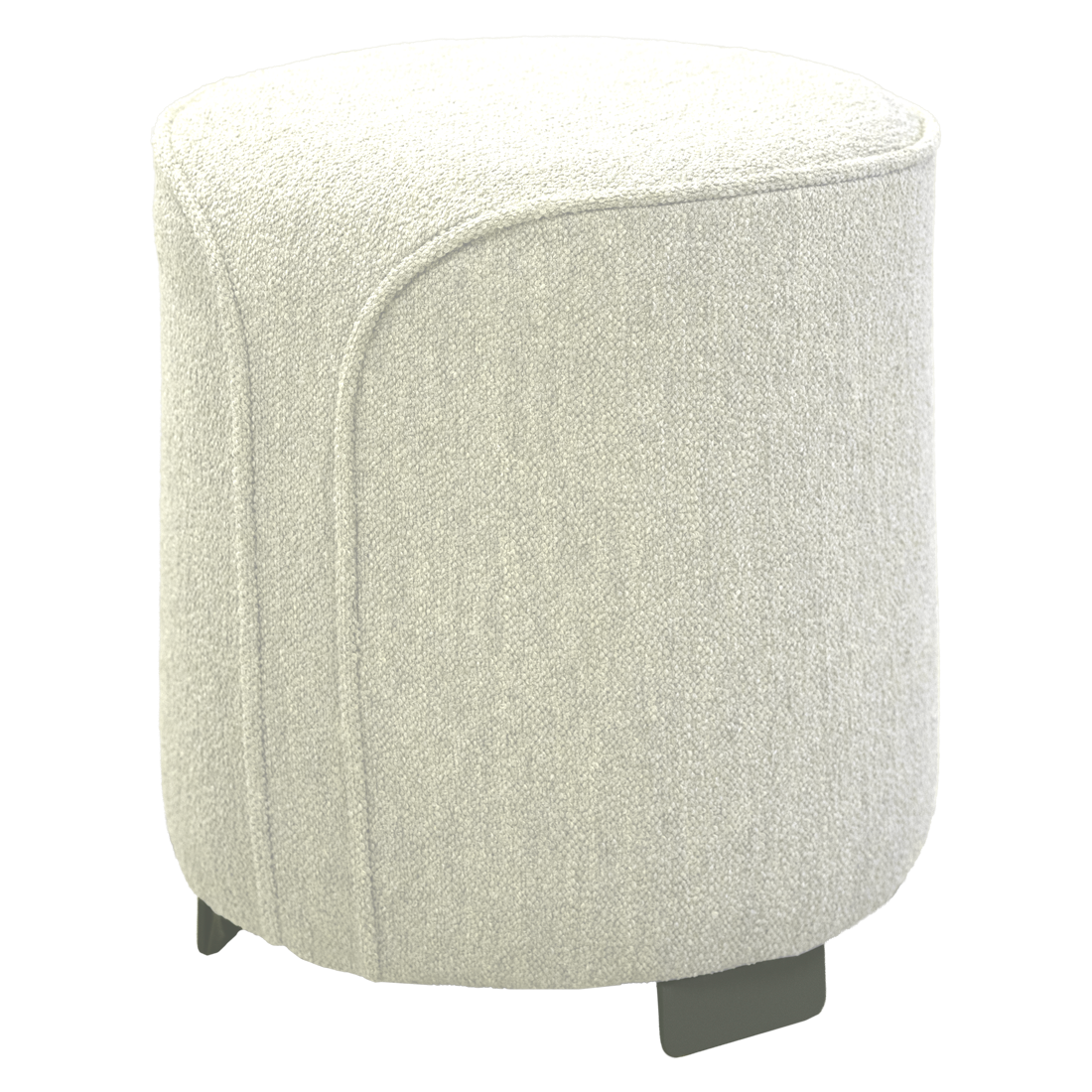 Runder Hocker "VOULEZ-VOUS" - BOUCLE