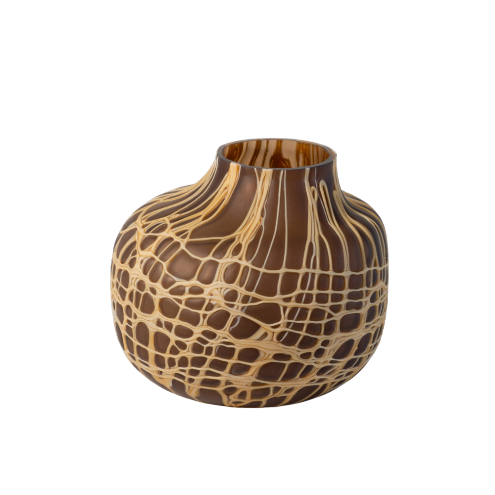 Vase "Chirp" - Braun – Ø23×H19 cm