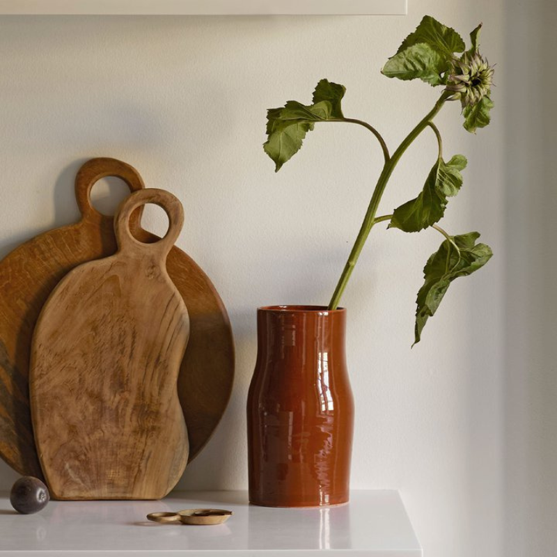 Vase "MOROCCAN CLAY" H28 cm - Terra
