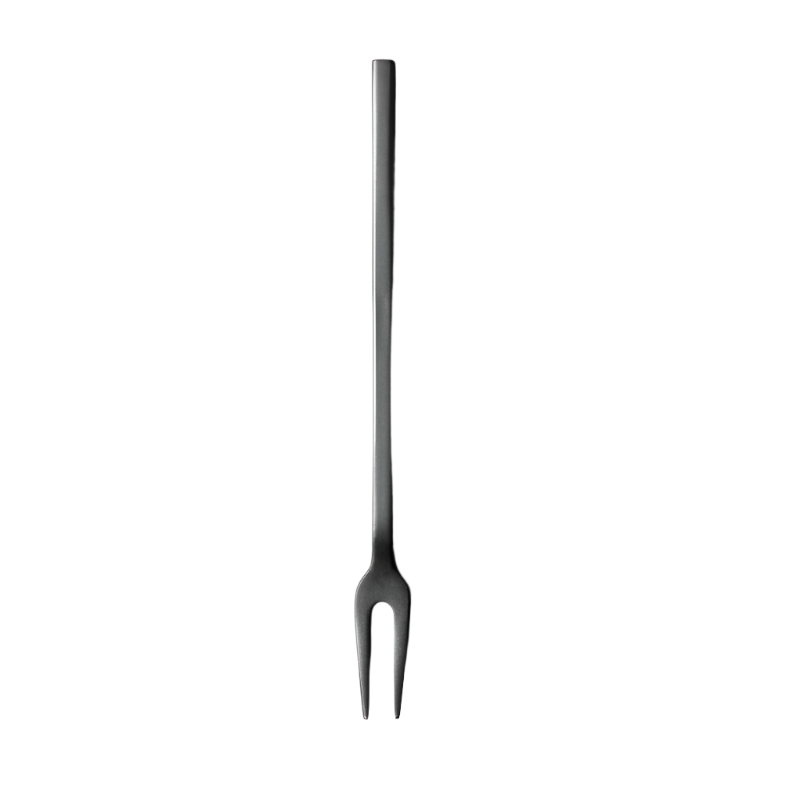 Kuchengabel in schwarz Lab