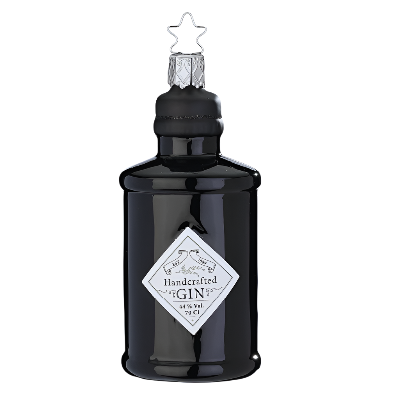 Gin-Flasche Weihnachtsanhänger